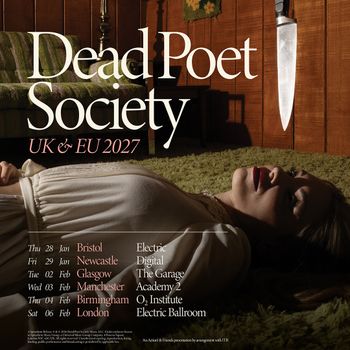 Dead Poet Society UK & EU 2027 Dead Poet Society january 2027 to february 2027 tour poster