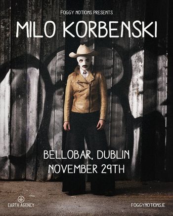 MILO KORBENSKI at BelloBar on 29 November 2026 gig poster