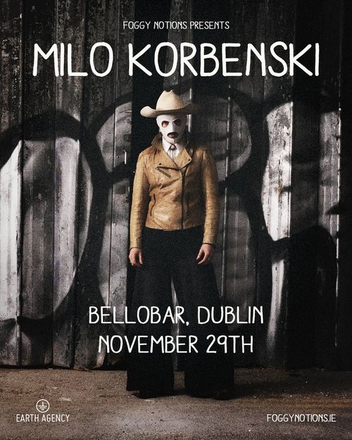MILO KORBENSKI at BelloBar on 29 November 2026 gig poster