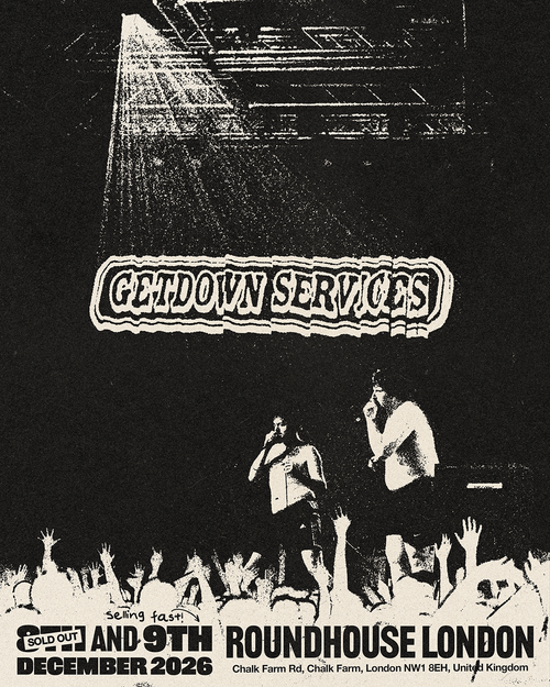 Geltdown Services december 2026 tour poster