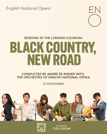 BLACK COUNTRY, NEW ROAD at London Coliseum on 13 November 2026 gig poster
