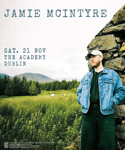 JAMIE MCINTYRE at The Academy on 21 November 2026 gig poster