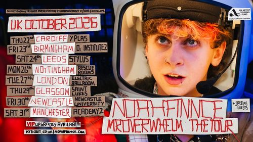 Noah Finnce - Mr Overwhelm The Tour NOAHFINNCE october 2026 tour poster