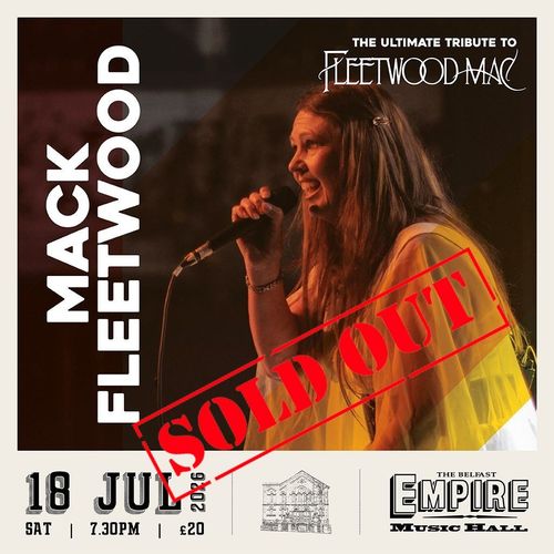 MACK FLEETWOOD at Empire Music Hall on 18 July 2016 gig poster