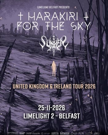 + HARAKIRI + FOR THE SKY FOR THE SKY, Sunken, Harakiri at Limelight 2 on 25 November 2026 gig poster