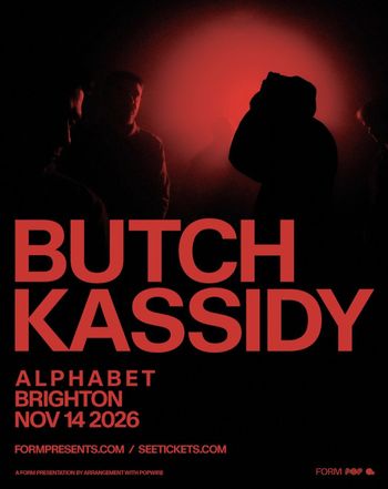 BUTCH KASSIDY at Alphabet on 14 November 2026 gig poster