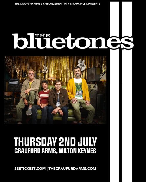 The Bluetones at CrauFurd Arms on 2 July 2026 gig poster
