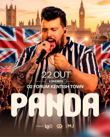 PANDA at O2 Forum Kentish Town on 22 October 2026 gig poster
