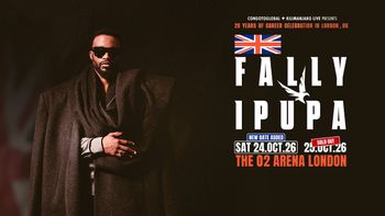 FALLY IPUPA at THE O2 ARENA on 24 October 2026 gig poster