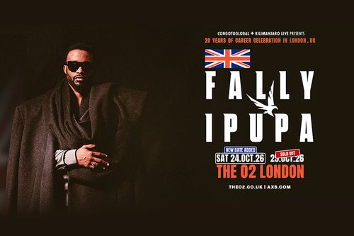 FALLY IPUPA at The O2 on 24 October 2026 gig poster