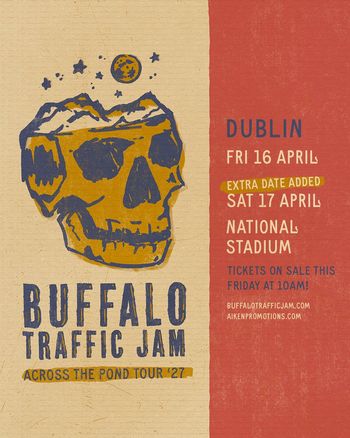Buffalo Traffic Jam - Across The Pond Tour '27 Buffalo Traffic Jam april 2027 tour poster