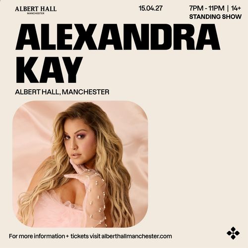 ALEXANDRA KAY at ALBERT HALL on 15 April 2027 gig poster