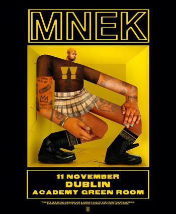 MNEK at Academy Green Room on 11 November 2026 gig poster