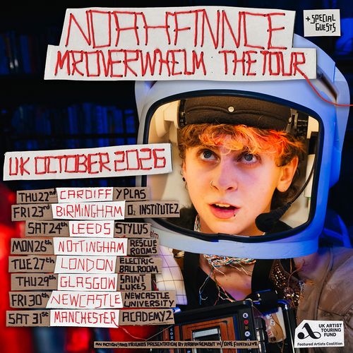 Noah Finner Mroverwaelm The Tour Noah Finner october 2026 tour poster