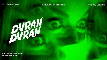 DURAN DURAN at The O2 on 31 October 2026 gig poster