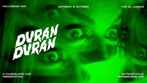 DURAN DURAN at The O2 on 31 October 2026 gig poster