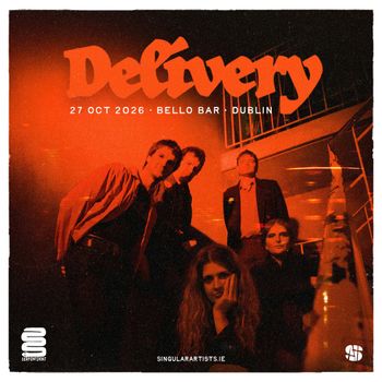 Delivery at Bello Bar on 27 October 2026 gig poster