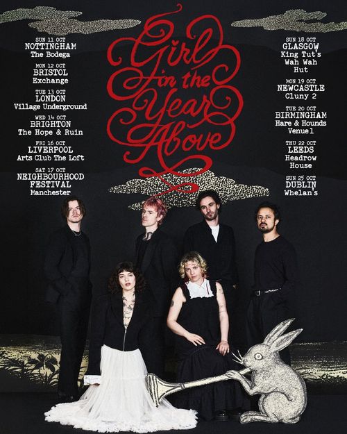 Girl in the Year Above october 2026 tour poster