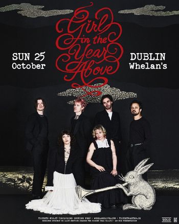 Girl in the Year Above at Whelan's on 25 October 2026 gig poster