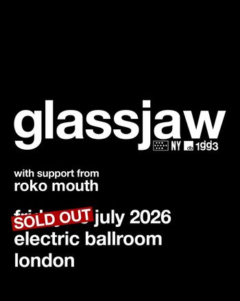 glassjaw roko mouth at electric ballroom on 1 July 2026 gig poster