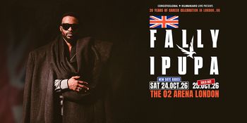 Fally Ipupa - 20 Years of Career Celebration in London, UK Fally Ipupa october 2026 tour poster