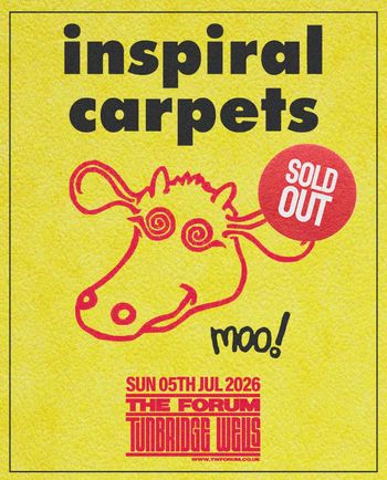 inspiral carpets at The Forum on 5 July 2026 gig poster
