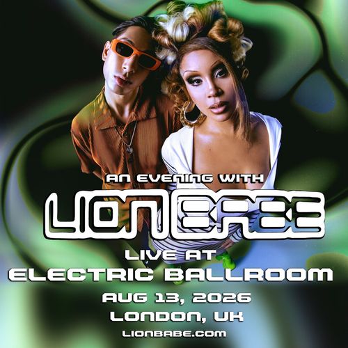 An Evening with Lion Babe LION BABE at Electric Ballroom on 13 August 2026 gig poster