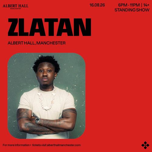 ZLATAN at ALBERT HALL on 16 August 2026 gig poster