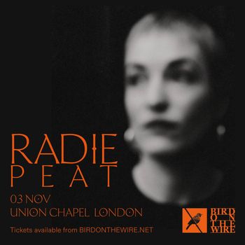 RADIE PEAT at UNION CHAPEL on 3 November 2026 gig poster