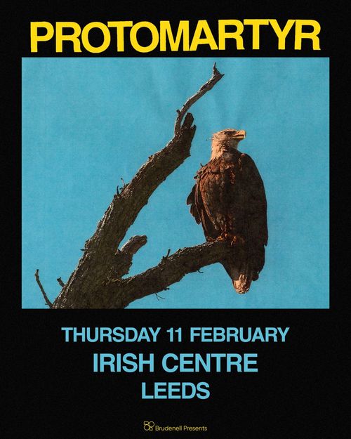 PROTOMARTYR at Irish Centre on 11 February 2027 gig poster