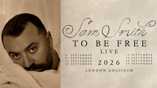 Sam Smith To Be Free Live 2026 Sam Smith september 2026 tour poster
