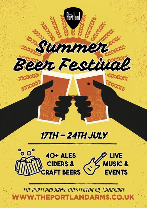 Summer Beer Festival Live Music & Events july 2026 tour poster