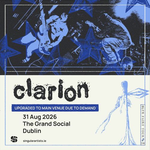 clarion at The Grand Social on 31 August 2026 gig poster