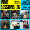 INDIE SESSIONS ‘26 Cottons, Revert, Spoils, Montello, Falls, Spangled gig poster