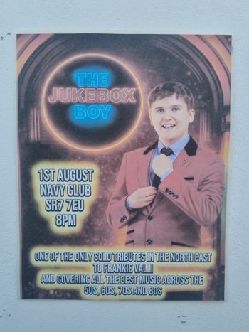 THE JUKEBOX BOY at NAVY CLUB on 1 August 2026 gig poster