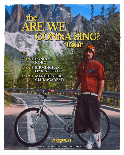 the ARE WE GONNA SING? tour Sam Tompkins october 2026 tour poster