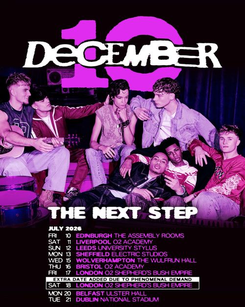 The Next Step july 2026 tour poster