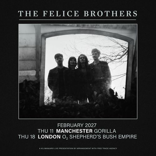 The Felice Brothers february 2027 tour poster