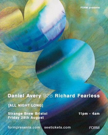 Daniel Avery B2B Richard Fearless [ALL NIGHT LONG] Daniel Avery, Richard Fearless at Strange Brew on 28 August 2026 gig poster