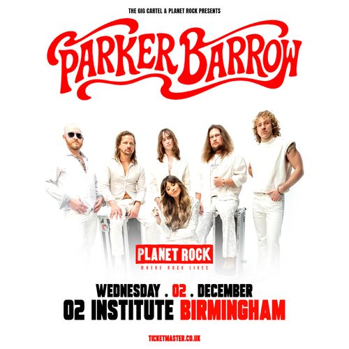 PARKER BARROW at 02 INSTITUTE on 2 December 2026 gig poster