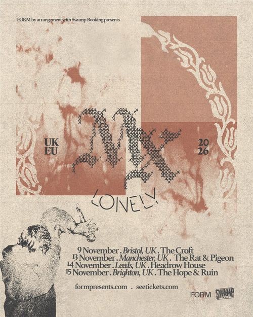 Nx - Lonely NX$ november 2026 tour poster