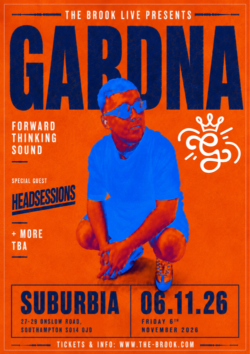 GARDNA HEADSESSIONS at SUBURBIA on 6 November 2026 gig poster