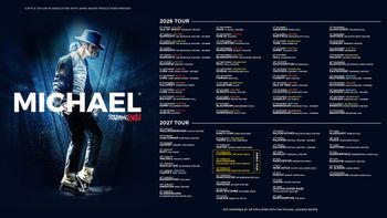 MICHAEL Starring Ben at O Live on 1 October 2026 gig poster