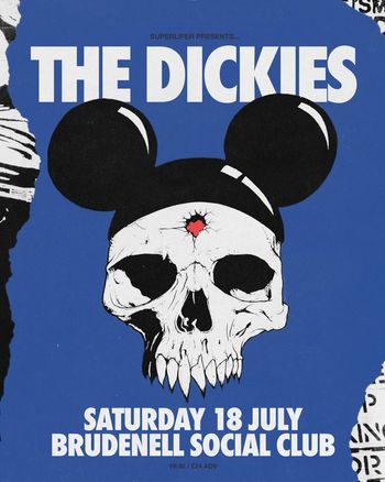 THE DICKIES at Brudenell Social Club on 18 July 2026 gig poster