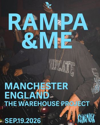 RAMPA & ME at THE WAREHOUSE PROJECT on 19 September 2026 gig poster