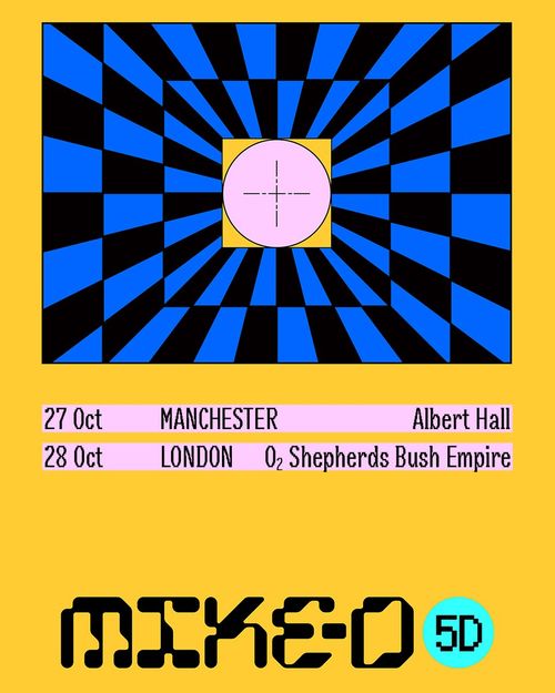 MIKE-O 5D october 2026 tour poster