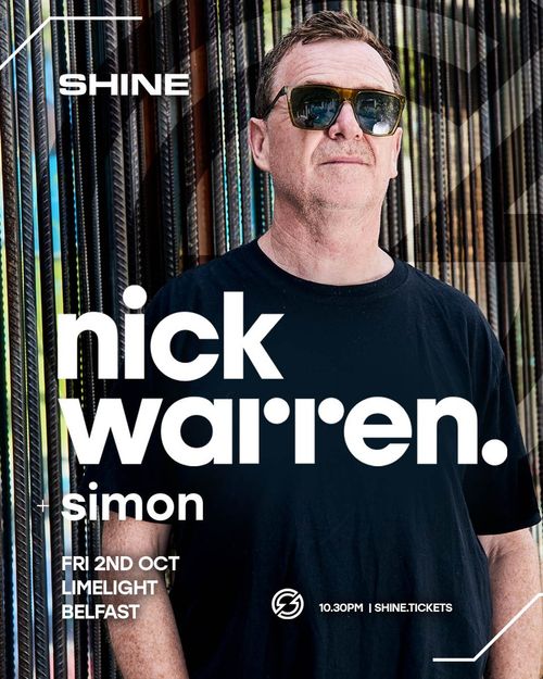 nick warren. simon, Nick Warren at Limelight on 2 October 2026 gig poster