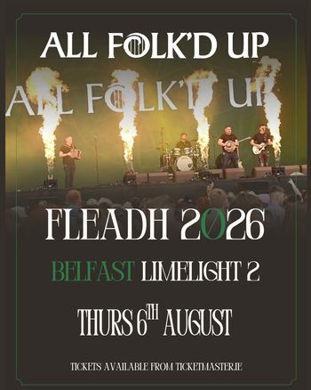 ALL FOLK'D UP at Limelight 2 on 6 August 2026 gig poster