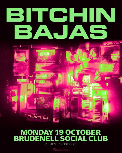 BITCHIN BAJAS at Brudenell Social Club on 19 October 2026 gig poster