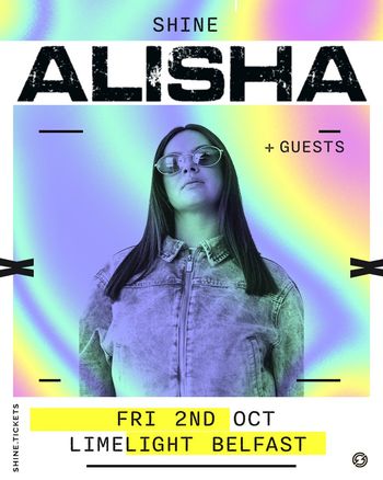 ALISHA at Limelight on 2 October 2026 gig poster